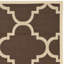 Joyner Hooked Dark Brown/Beige Indoor/Outdoor Rug-10714153