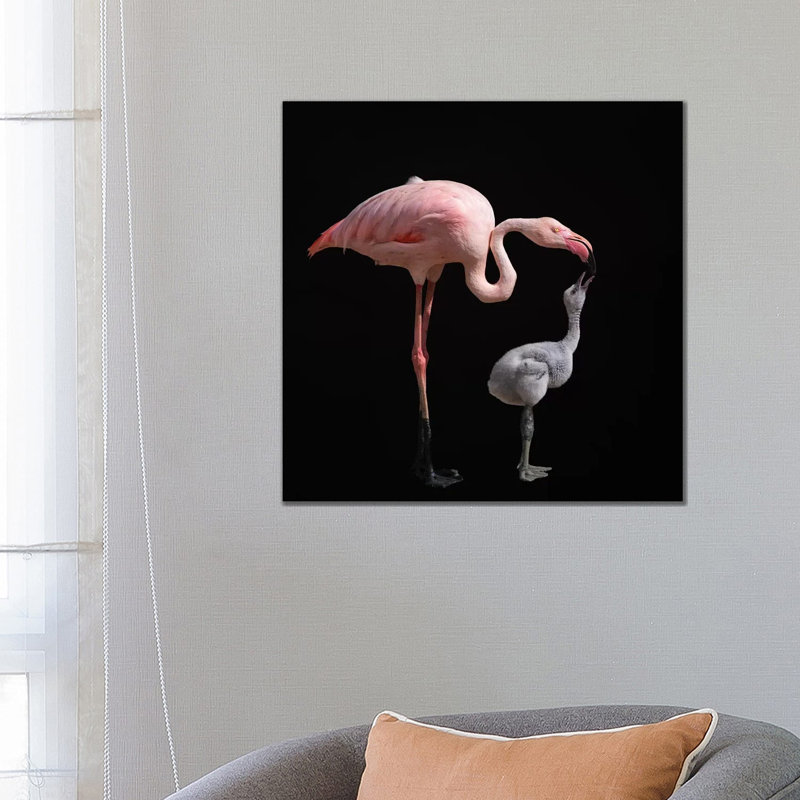 Become Pink by Mathilde Guillemot - Wrapped Canvas Painting, 66.04 cm H x 66.04 cm W x 1.91 cm D