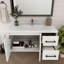 Meuble-lavabo mural droit 42 po avec lavabo en acrylique renforcé Victoria-97880894