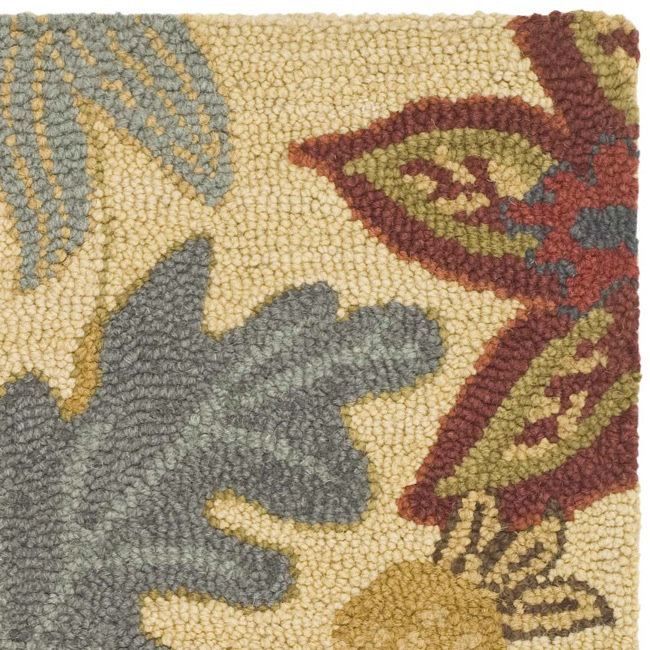Arber Hand Tufted Wool Floral Rug