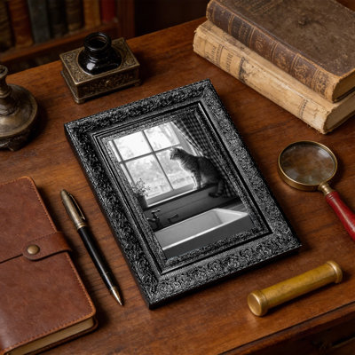 Cadre 3 photos noir moderne classique pour décor de bureau 11 "x 14"