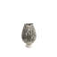 Crackled Footed Vase-Black Raku-50159166