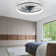 Modern Dimmable LED Ceiling Fan With Lights & Remote Control – Quiet, Safe, And Easy Installation For Bedrooms