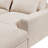 Modern L-Shape Feather Filled Sectional Sofa With Reversible Chaise For Living Room-1461418109