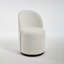 Fauteuil demi-tonneau en velours-532795884