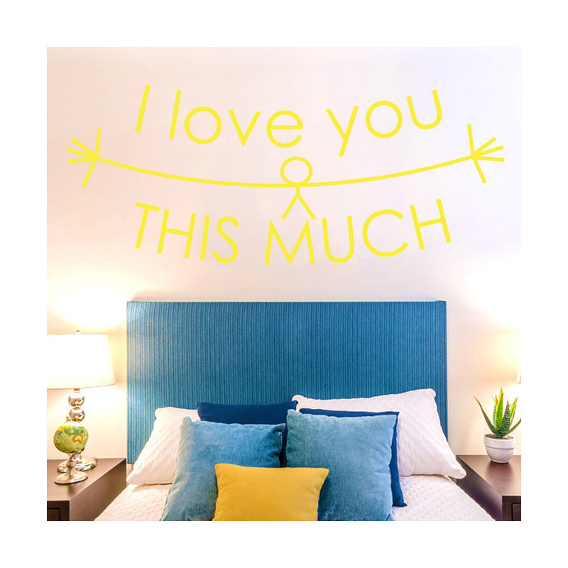 Non-Wall Damaging Wall Decal, Bright Yellow