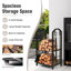 Bintou 43cm W Metal Log Rack