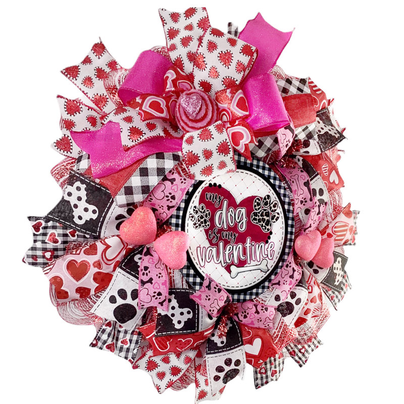18 " Handmade Deco Mesh Wreath