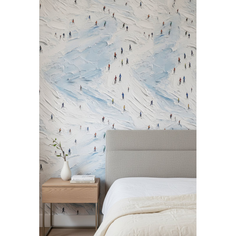 Papier peint blanc sur fond blanc