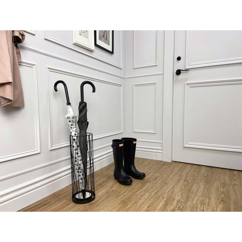 Porte-parapluies Mcauliffe, Noir, noir, noir, noir