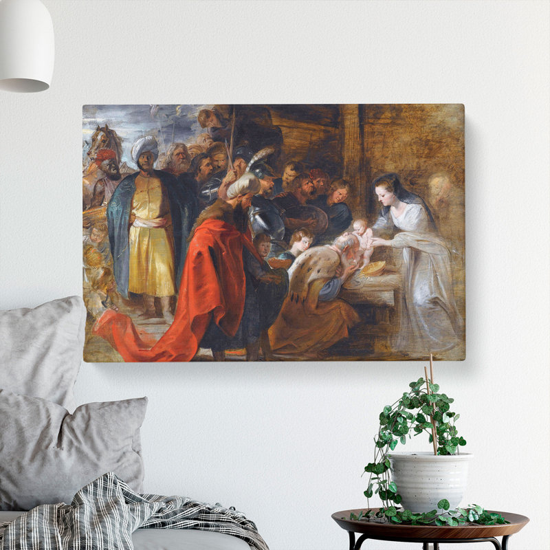 The Adoration Of The Magi by Peter Paul Rubens - Wrapped Canvas, 35cm H x 50cm W x 3cm D