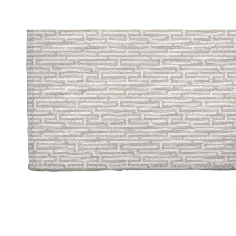 Tapis de bureau Twilight Labyrinth, L 6 pi x L 4 pi, Taupe
