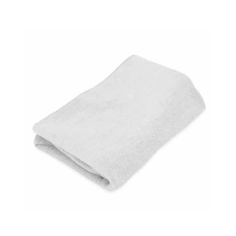 Ensemble de débarbouillettes personnalisables en polyester 10 pièces, Oui, Blanc, Or