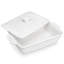 Rectangle Porcelain China Casserole Bakeware 