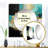 Full Moon Happiness Gold & Turquoise Abstract I - Abstract Large Square Mirror For Wall Art Decor-100983028