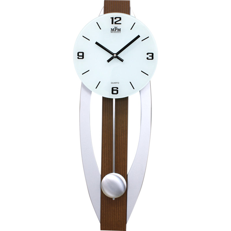 Bacup Metal Wall Clock, Brown