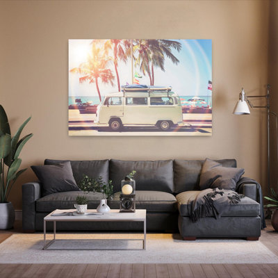 Camper Van, art mural contemporain