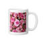 Pink Roses Flowers Ceramic Mug, 11oz