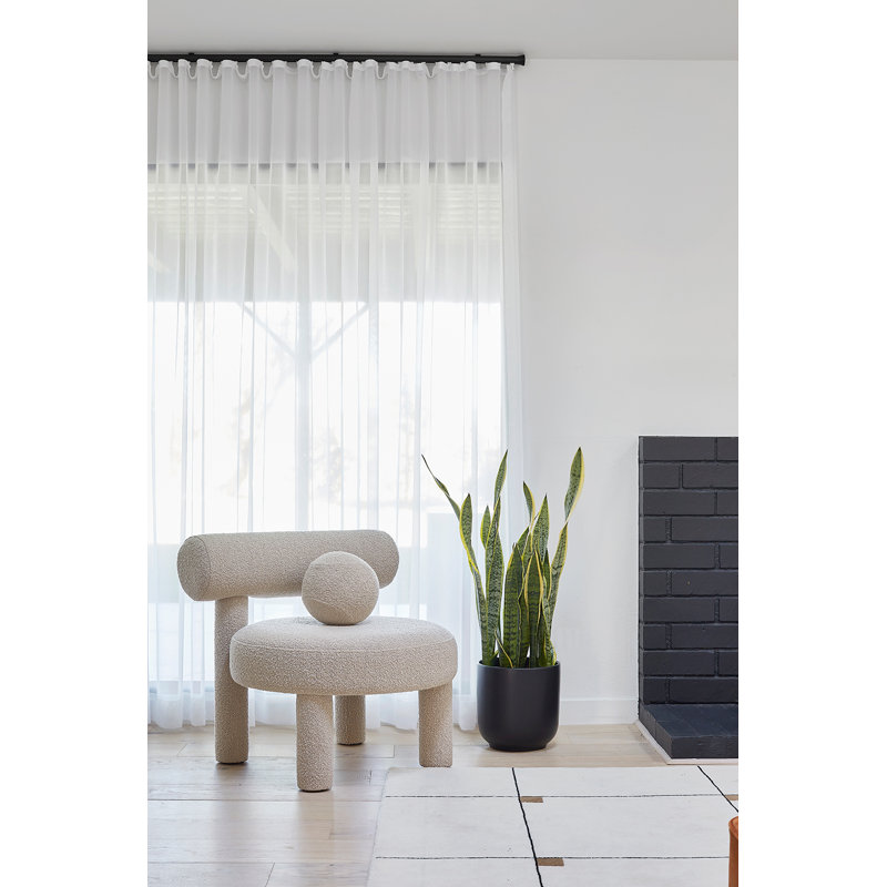Pot de fleurs en céramique, Noir, noir, noir, noir, H 7,75 po x l 9 po x P 9 po