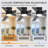 Jayceyon 42''/52'' Flush Mount Ceiling Fan With Led Lights and Remote, Quiet Reversible DC Motor, 5 wood Blades Low Profile, Timer, for Indoor/Covered Outdoor Use-442300728-458421460