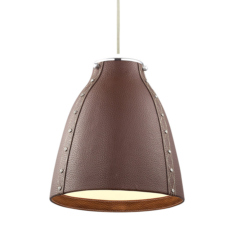 Yehuda 1 - Light Bell Pendant, Brown