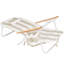 Chaise de plage de luxe: rayure huître-126132288