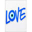 Love Text Patterned Modern Decorative Rug-1986534293