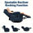 36.6'' Wide Swivel Rocker Recliner With Massage Heat Chenille Fabric Cup Holders-124580126