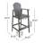 Set Of 2 Outdoor Adirondack Barstools-386747439