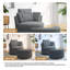 Chaise longue rembourrée avec coussin Niama-1963740550