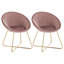 Liverman 44cm H Velvet Upholstered Side Chair-563209643