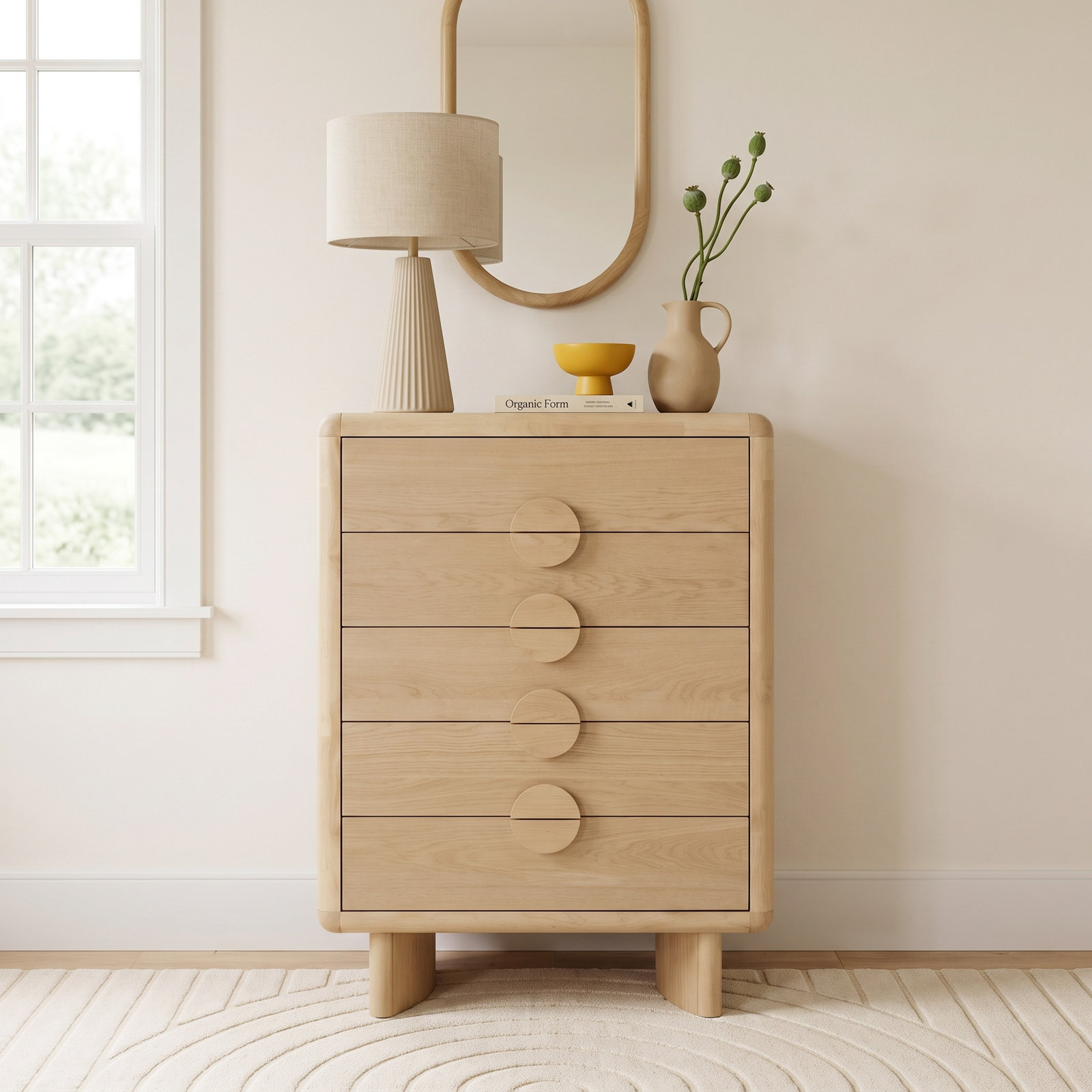 Circa 36" Oak Dresser, Light Oak