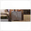 Table de chevet élégante avec poignées en métal, 2 tiroirs spacieux pour la chambre à coucher et le salon, gris