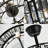 18" 3-Speed Remote Control Ceiling Fan with Light & Timer, Black Crystal Drum Fandelier for Dining Room, Living Room