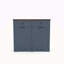 Armoire poubelle double inclinable Farmhouse Blue