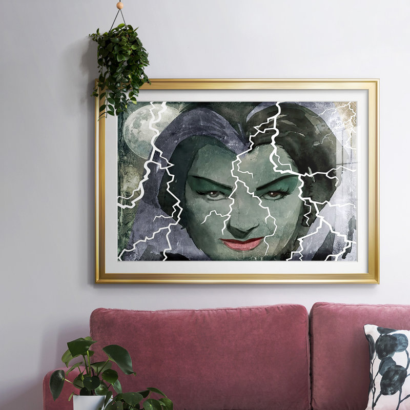 Scream Queens II, reproduction d'art encadrée, H 27 po x l 39 po x P 1,5 po, Or