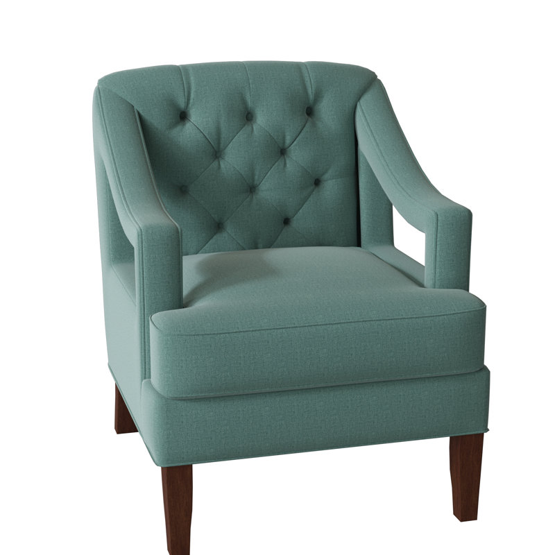 Armchair, Grayson Charcoal, Burnished Brown