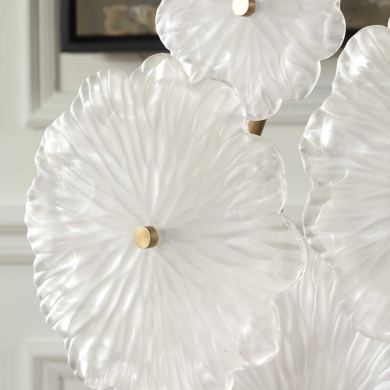Uttermost Glass Garden Table Sculpture