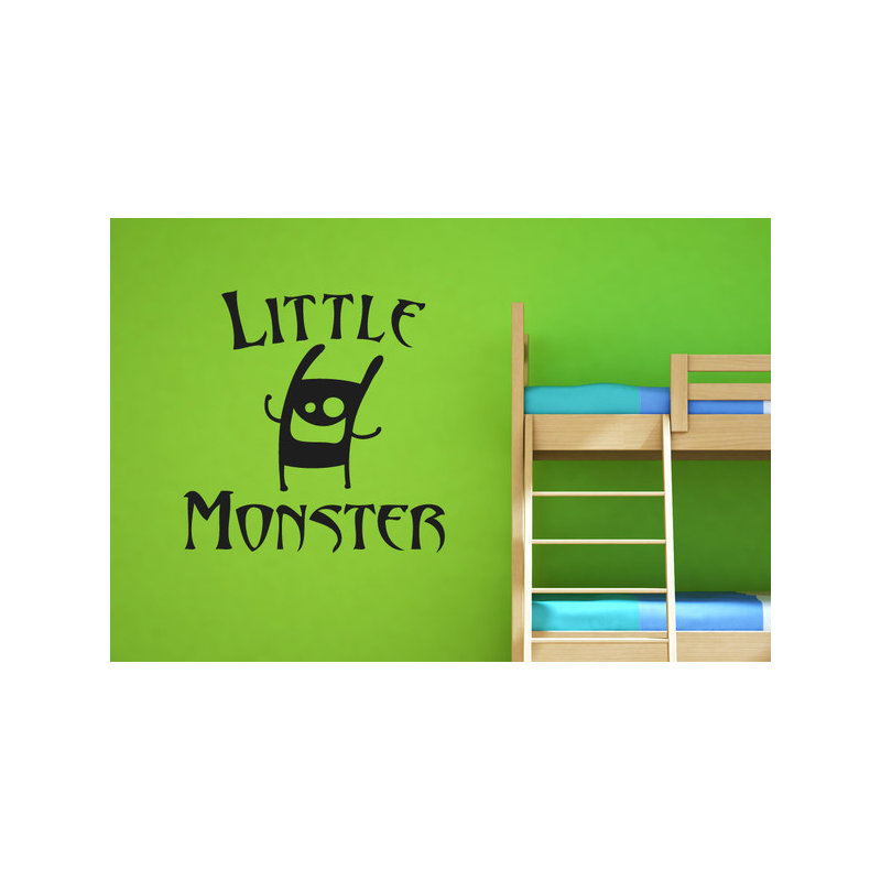 Little Monster Wall Sticker, Black