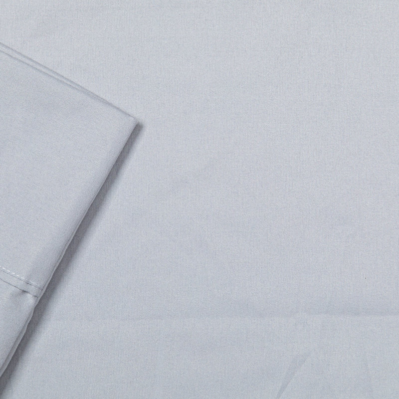 Ensemble de draps Pointehaven - ensemble de 4 pièces - 100% microfibre de polyester, poches profondes, doux (très grand blanc)