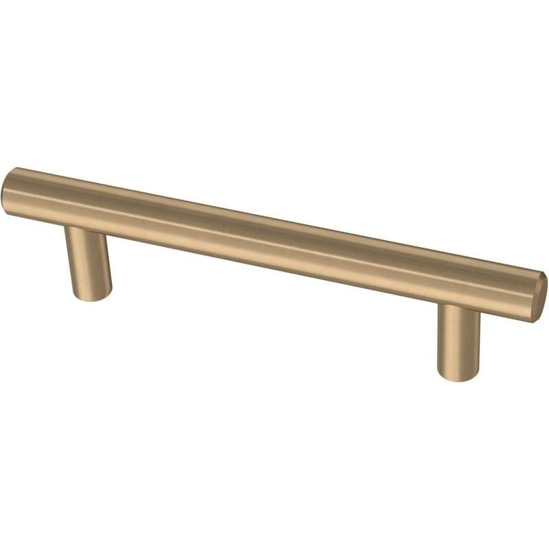 Steel Bar 3-3/4  Antimicrobial Pull, Anti-Microbial Champagne Bronze, 3.75"