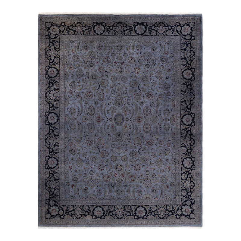 Yarleth One-of-a-Kind 8' X 10' New Age Wool Area Rug Grey