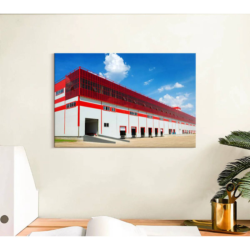 Modern Warehouse Structure, 8" H x 12" W