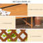 Braxtyn Garden Bench Arch Pergola Seat for Vines/Climbing Plants Brown