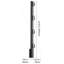 Fence Post Extender 8 Packs 23.8 In Surface Mounted Fence Height Extension Arms