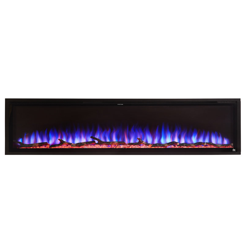 Sideline Elite Smart Electric Fireplace, 19.25" H x 83.75" W x 5.5" D