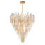Lustre à niveaux unique et remarquable à 21 lumières Aurick