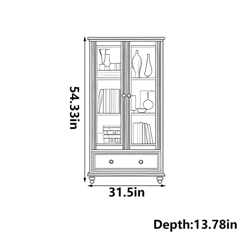 Griffydd, (3 tablettes) H 54,33 po x l 31,5 po x P 13,78 po