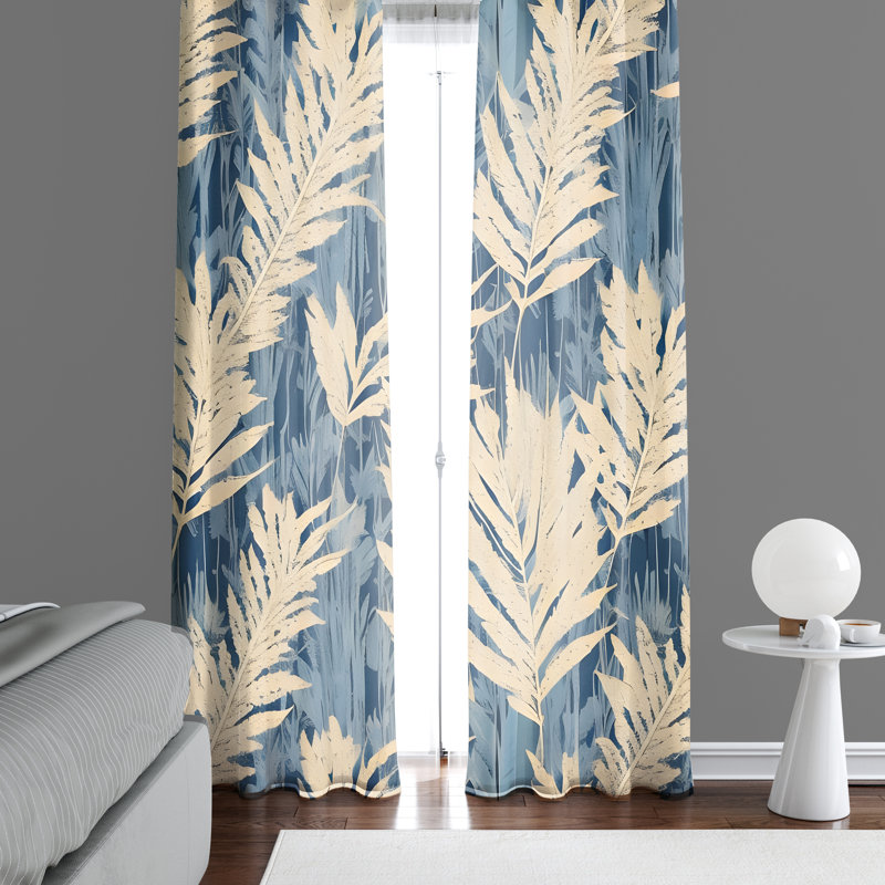 Rideau en polyester Romsley, L 20 po x L 52 po