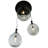 Malsky 3 - Light Matte Black Cluster Pendant